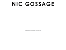 Tablet Screenshot of nicgossage.com